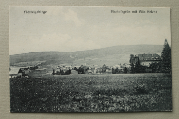 AK Bischofsgrün / 1920-1940 / Villa Helene / Ortsansicht